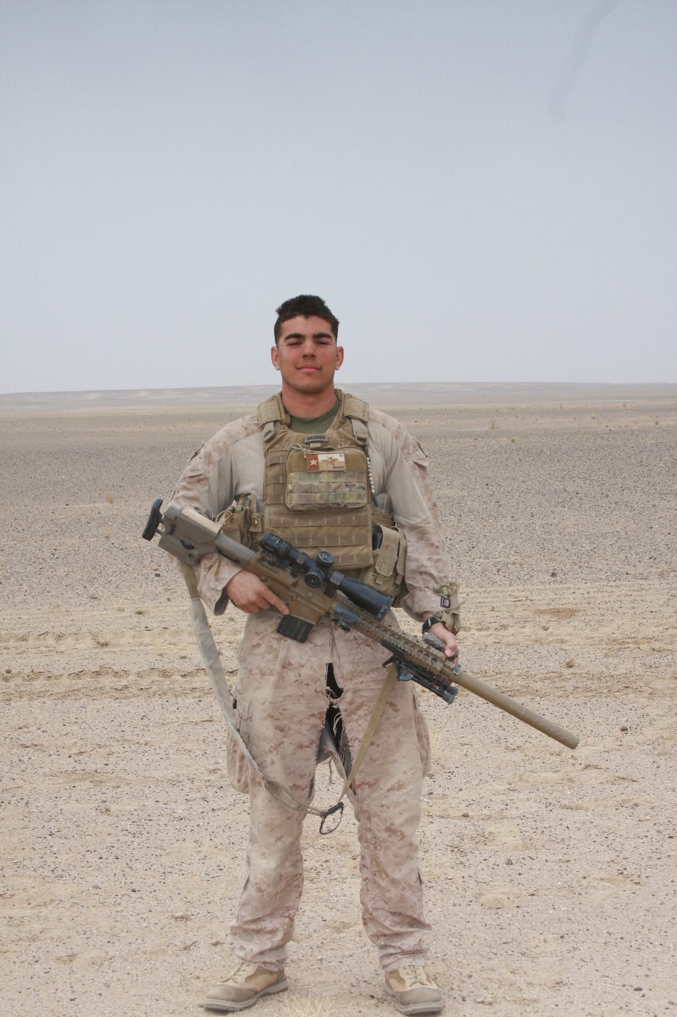Peter Michelena serving as a Reconnaissance Marine in Afghanistan